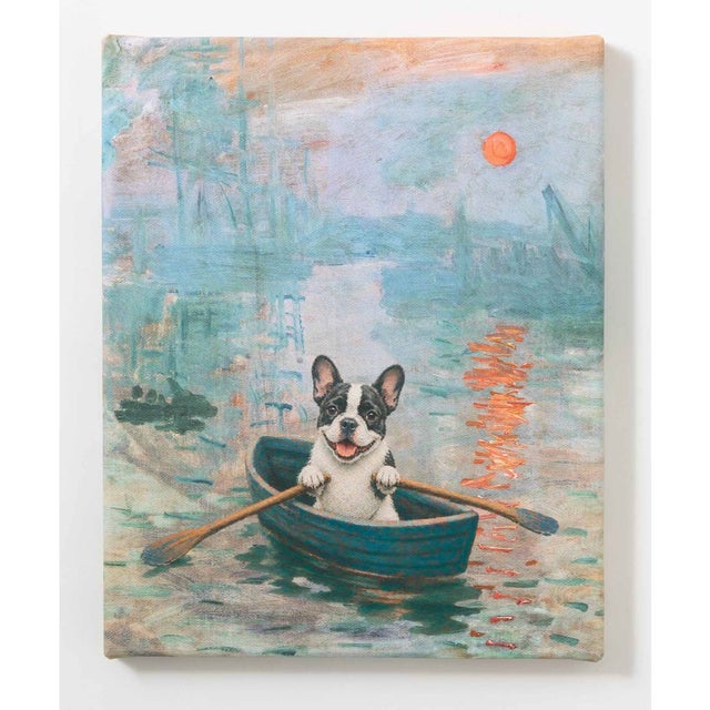 世界の名画 フレンチブル アートアートキャンバス （K）