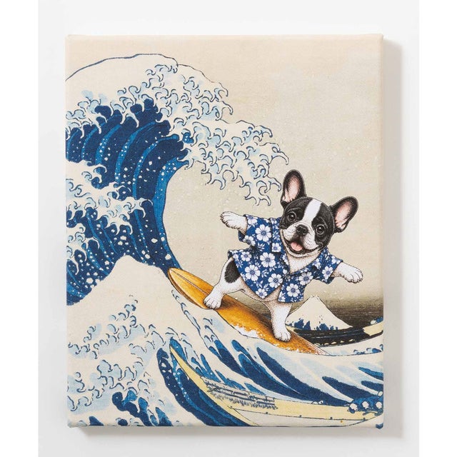 世界の名画 フレンチブル アートアートキャンバス （M）