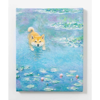 世界の名画 柴犬 アートキャンバス （L）｜詳細画像