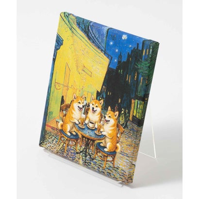 世界の名画 柴犬 アートキャンバス （B）｜詳細画像