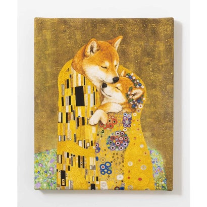 世界の名画 柴犬 アートキャンバス （C）｜詳細画像