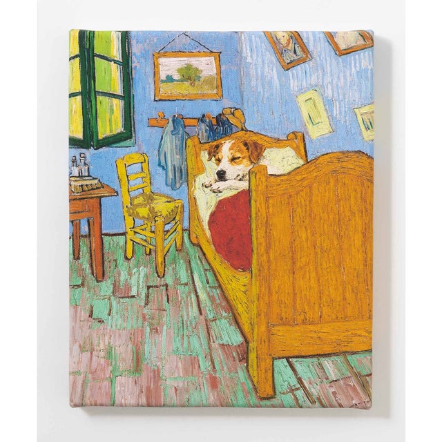 世界の名画 ジャックラッセルテリア アートアートキャンバス （G）