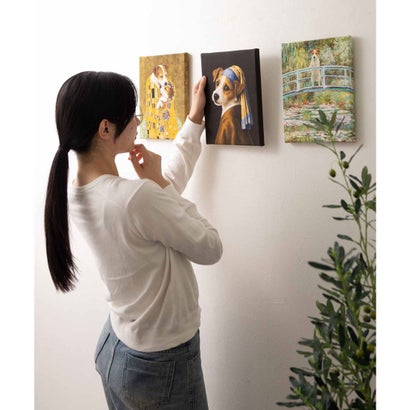 世界の名画 ジャックラッセルテリア アートアートキャンバス （D）｜詳細画像