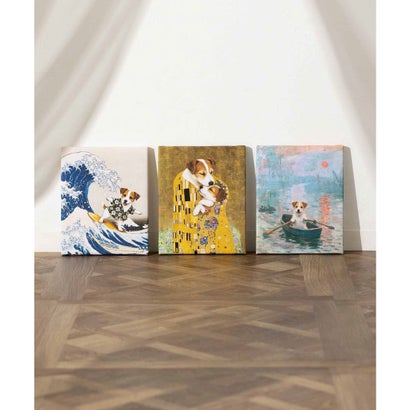 世界の名画 ジャックラッセルテリア アートアートキャンバス （C）｜詳細画像