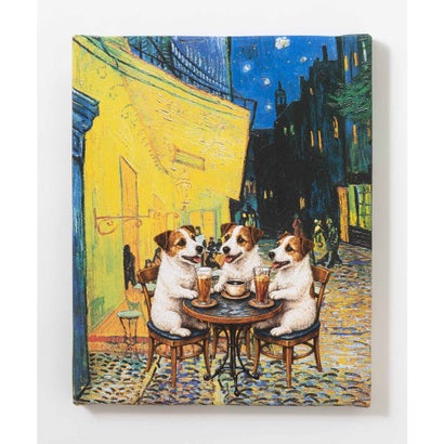 世界の名画 ジャックラッセルテリア アートアートキャンバス （B）｜詳細画像