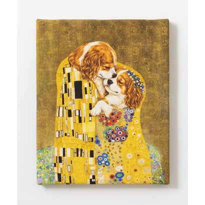 世界の名画 キャバリア 犬 アートキャンバス （C）｜詳細画像