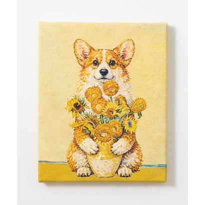 世界の名画 ウェルシュコーギー  犬 アートキャンバス （J）｜詳細画像