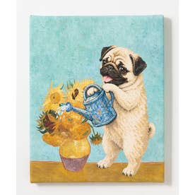 世界の名画 パグ アートアートキャンバス （I）