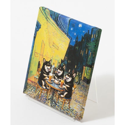 エモニーク emonique 世界の名画 柴犬 黒柴 アートキャンバス （O）｜詳細画像
