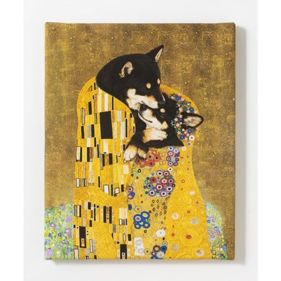 エモニーク emonique 世界の名画 柴犬 黒柴 アートキャンバス （P）｜詳細画像