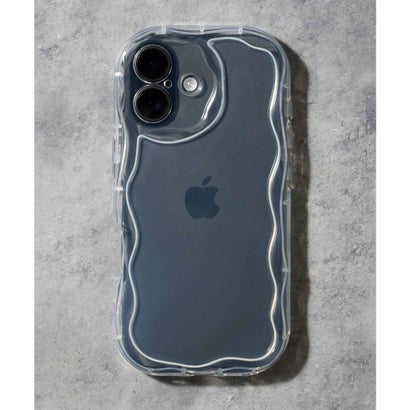 iPhone クリアスマホケース カバー うねうね （クリア）｜詳細画像