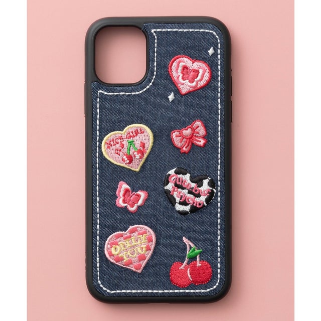 デニム 刺繍 iPhoneケース カバー （その他3）