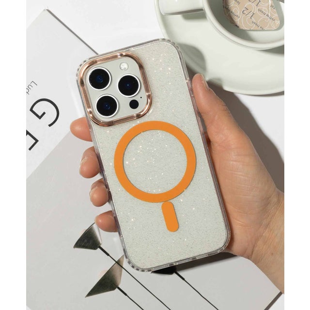 iPhone スマホケース カバー MagSafe （オレンジ）