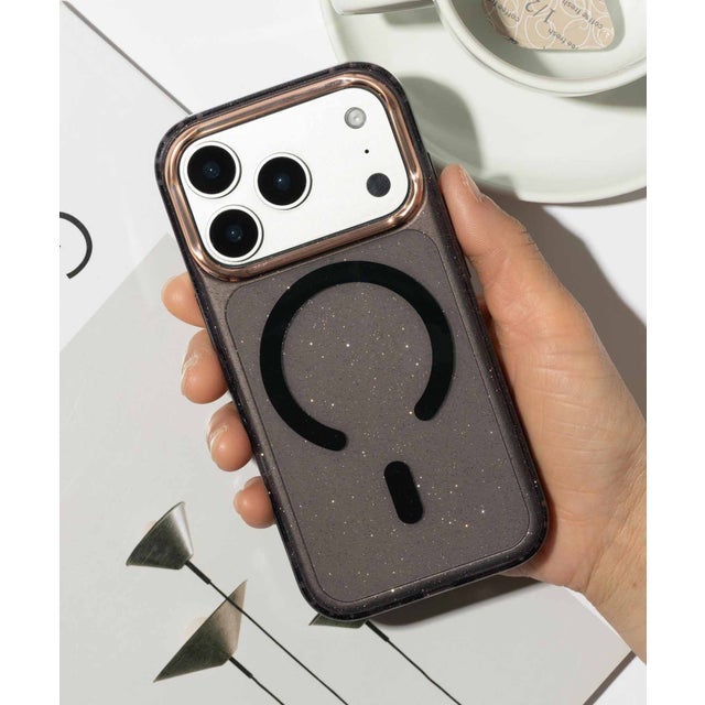 iPhone スマホケース カバー MagSafe （ブラック）