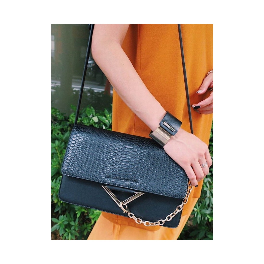 ENVYM アニマルスモールショルダーBAG ブラック -靴＆ファッション 
