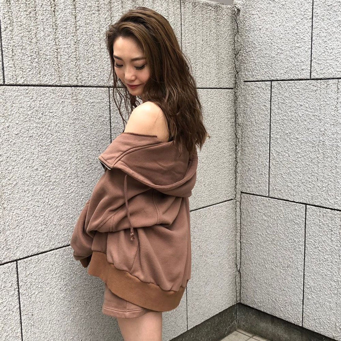 アンビー ENVYM ユーズドライクパーカー （BROWN） -靴＆ファッション 
