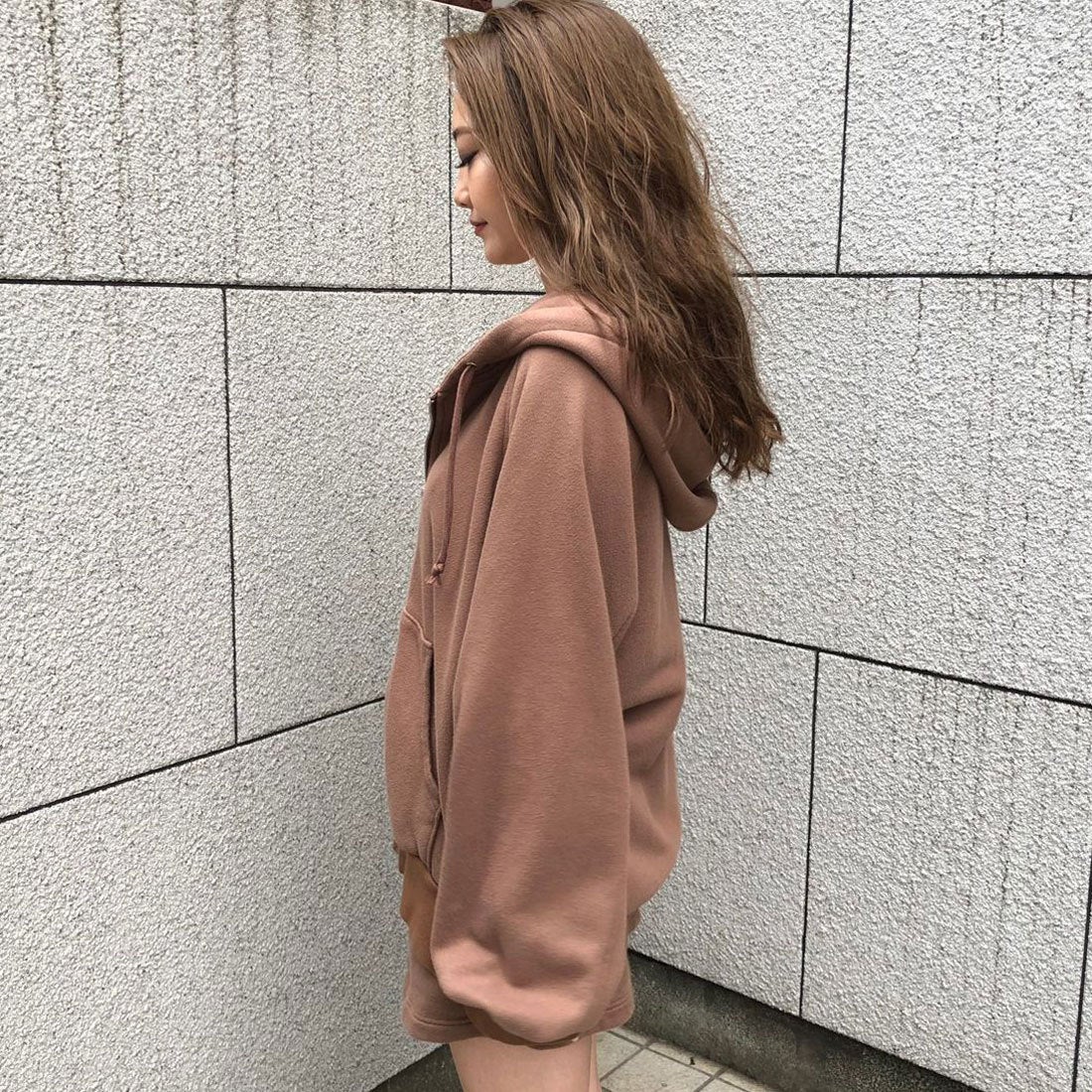 アンビー ENVYM ユーズドライクパーカー （BROWN） -靴＆ファッション 