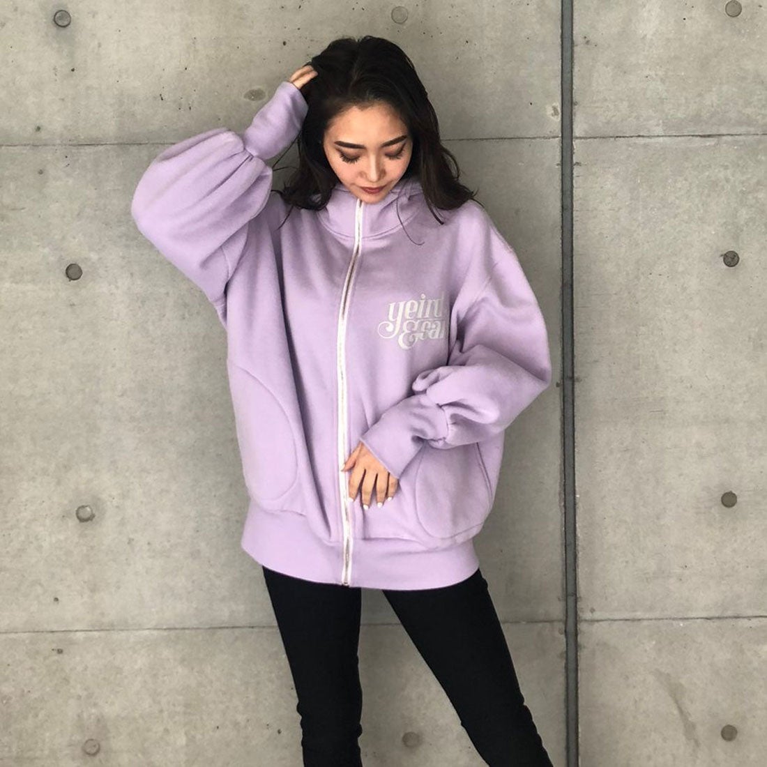 アンビー ENVYM アップネックスウェットPK （PURPLE） -靴 