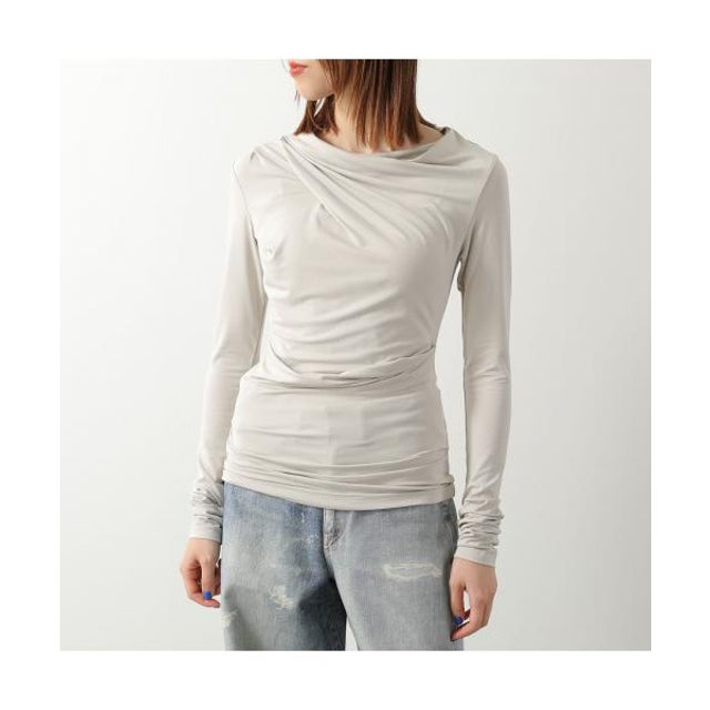 長袖Tシャツ ESSS26TO02243 UNW-26-8011 （0285/STONE/ライトベージュ）