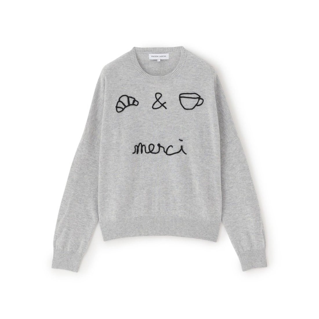 MAISON LABICHE ニットプルオーバー エポカ EPOCA 【MAISON LABICHE】グレーニットプルオーバー