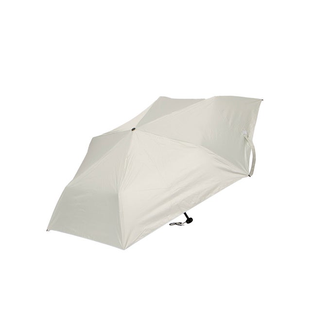 【大きめ】晴雨兼用日傘 折りたたみ傘 無地／一級遮光 遮熱 UV ワイド54cm  （ホワイト）
