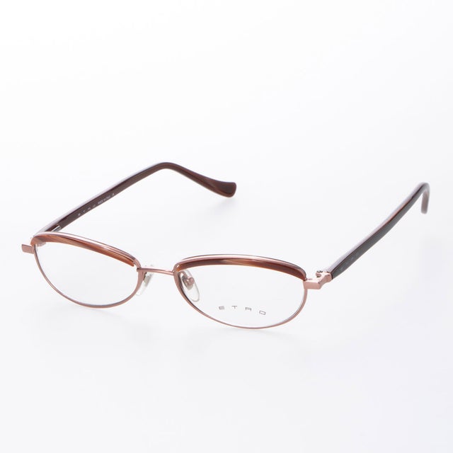 
                    メガネ 眼鏡 アイウェア レディース メンズ （ライトピンク/ブラウン）