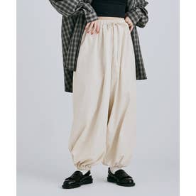 バルーンシルエットワイドパンツ （アイボリー）