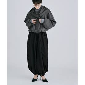 バルーンシルエットワイドパンツ （ブラック）
