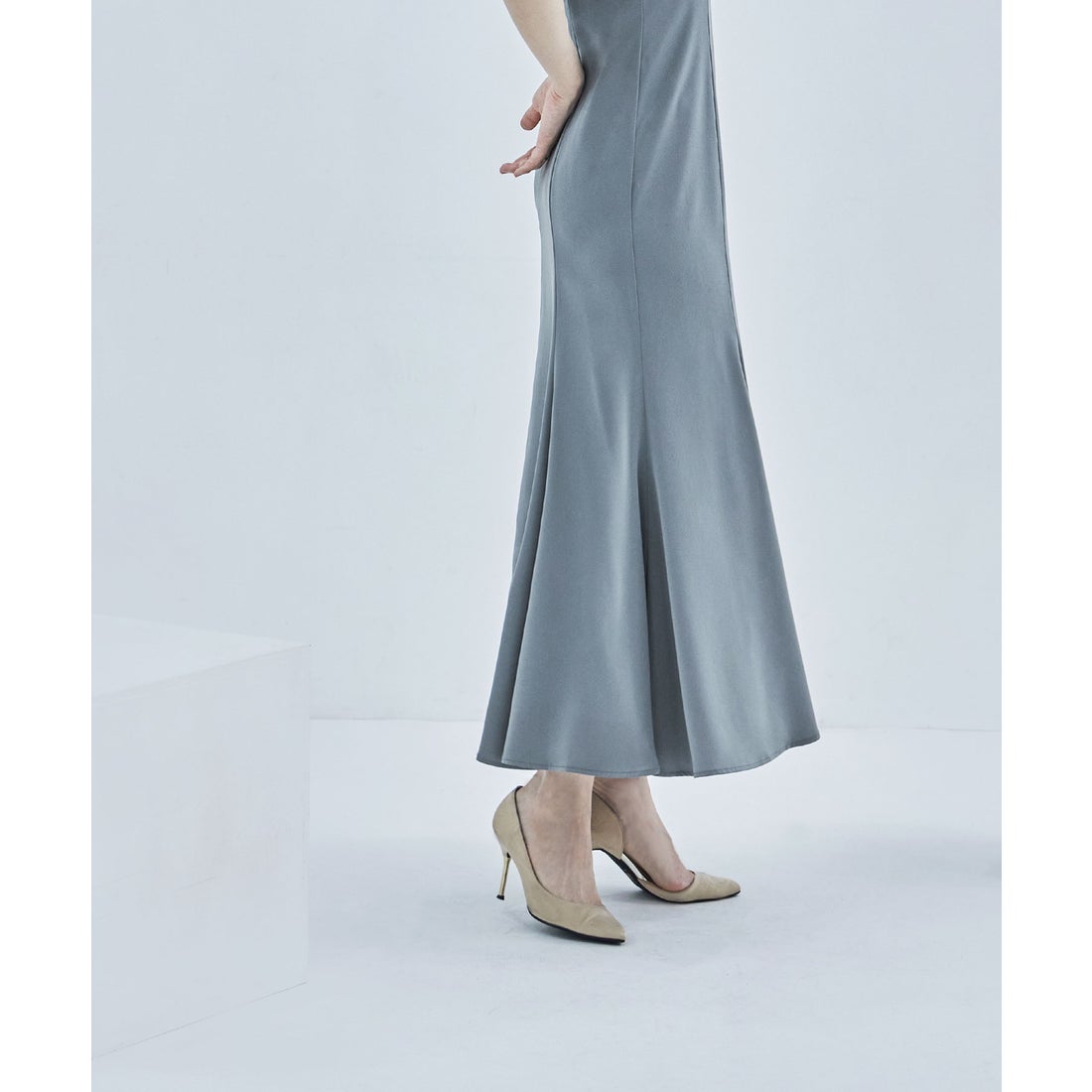 エトル etoll. 3wayレースボレロ&マーメイドキャミドレス （ブルーグレー） -ファッション通販 FASHION WALKER