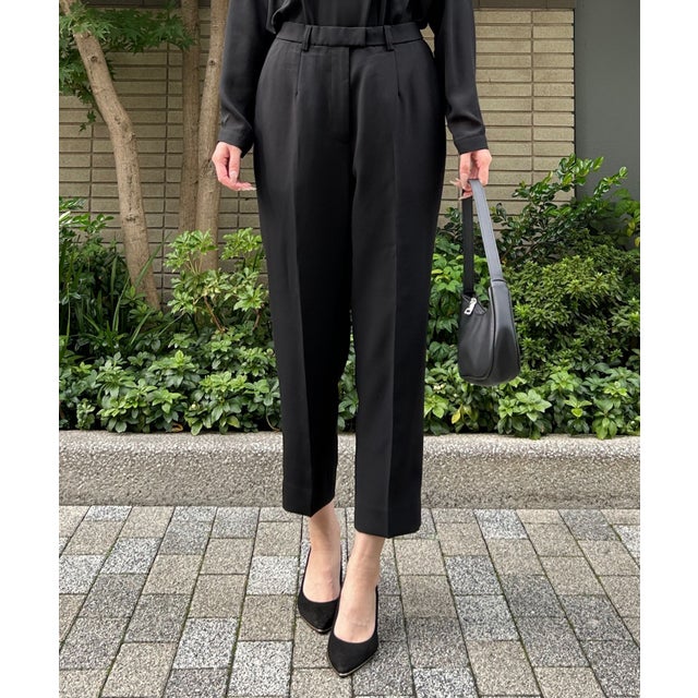 テーパードパンツ ※セットアップ可 （ブラック）
