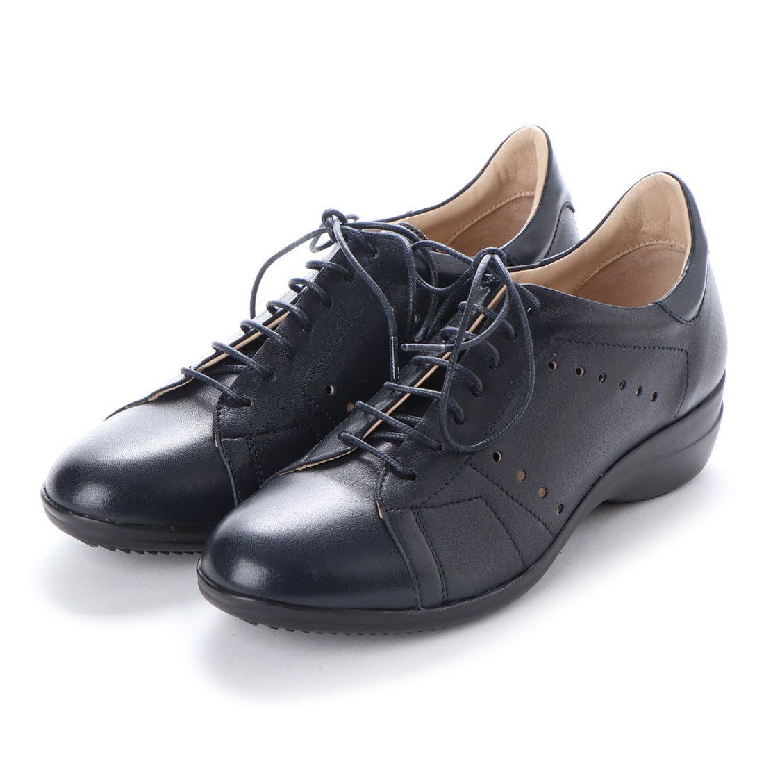 ヨーロッパコンフォートシューズ EU Comfort Shoes Palanti レースアップシューズ（5356） （ネイビー）