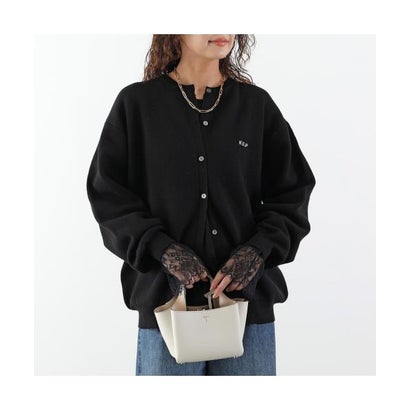 ユーフォリック euphoric' euphoric' カーディガン EU-KN6312 ニット コットン （99/BLACK/ブラック）｜詳細画像