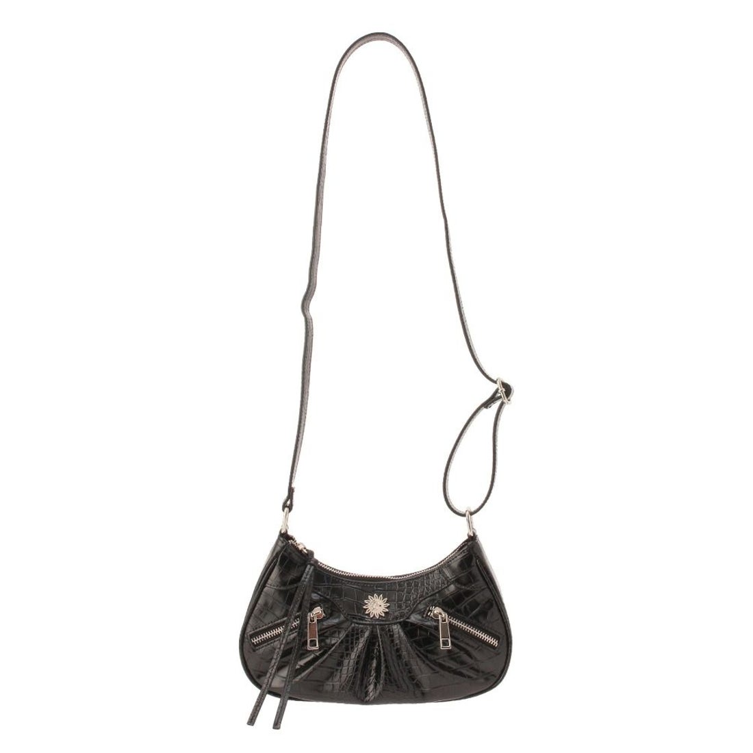 EVRIS クロコライクショルダーBAG（レッド） -ファッション通販 