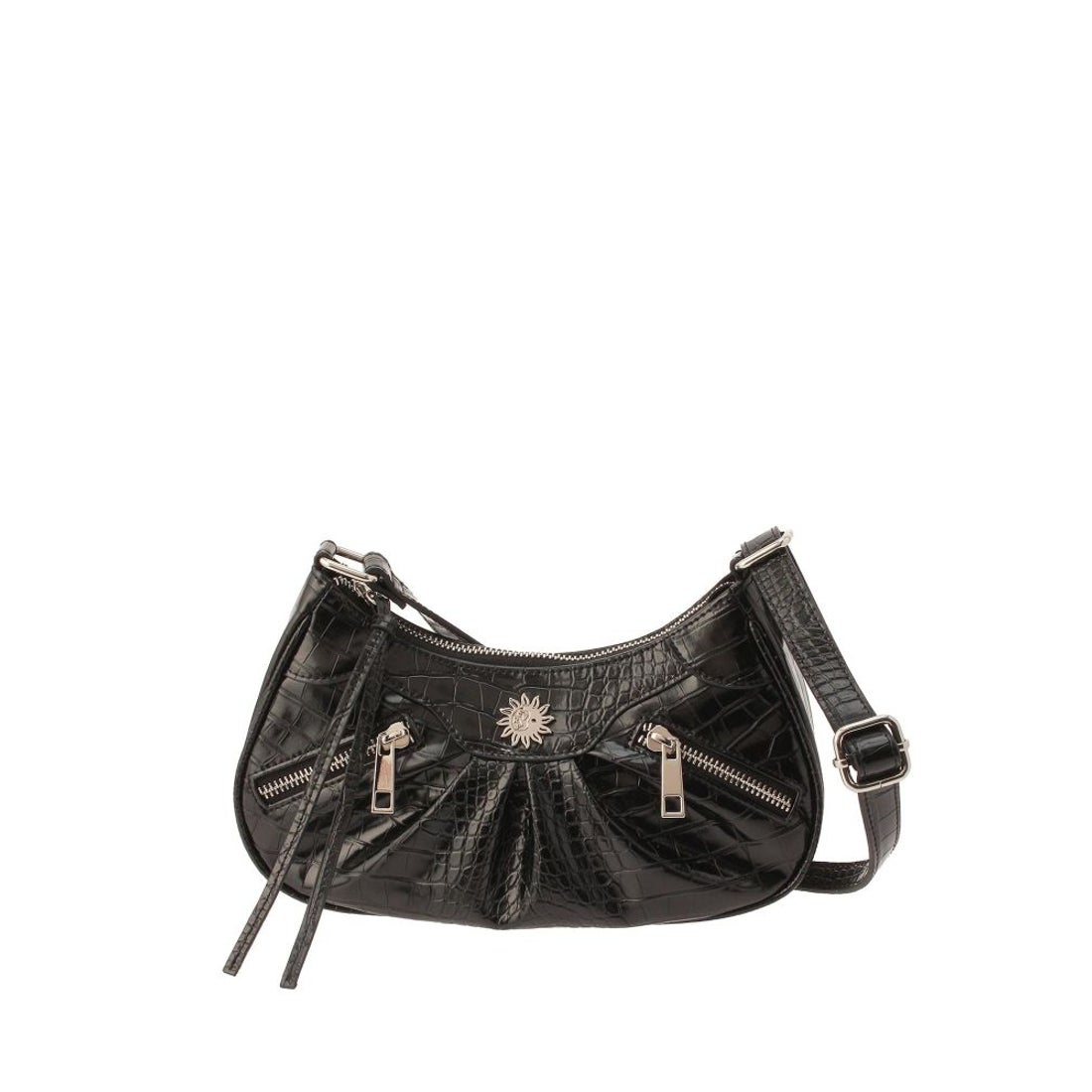 EVRIS クロコライクショルダーBAG（レッド） -ファッション通販 