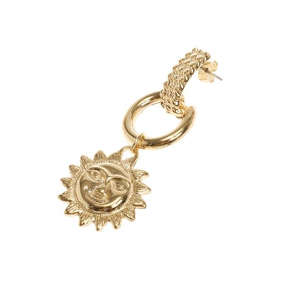 CIRCLE MOTIF SUNNYピアス （シルバー）｜詳細画像
