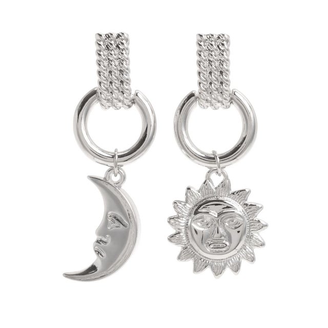 CIRCLE MOTIF SUNNYピアス （シルバー）