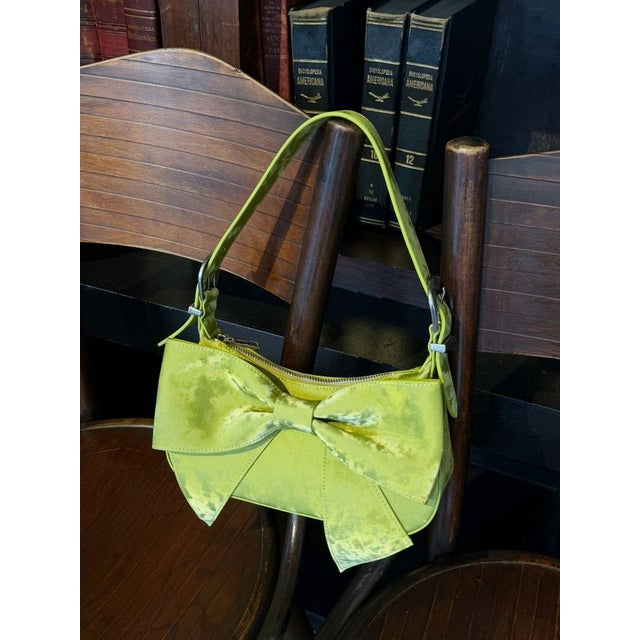 RIBBONハンドBAG （グリーン）