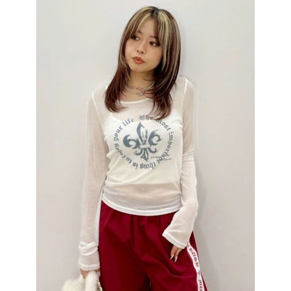 エヴリス EVRIS シアーロゴトップス （パープル）｜詳細画像