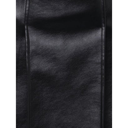 フェイクレザーミニスカート （ブラック）｜詳細画像