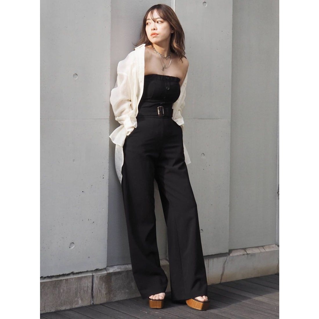 EVRIS ベアオールインワン（ブラック） -ファッション通販 FASHION WALKER