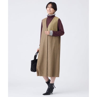 エヴェックス バイ クリツィア EVEX by KRIZIA 【定番人気・ウォッシャブル】ダブルタートルネックニットプルオーバー （ネイビー）｜詳細画像