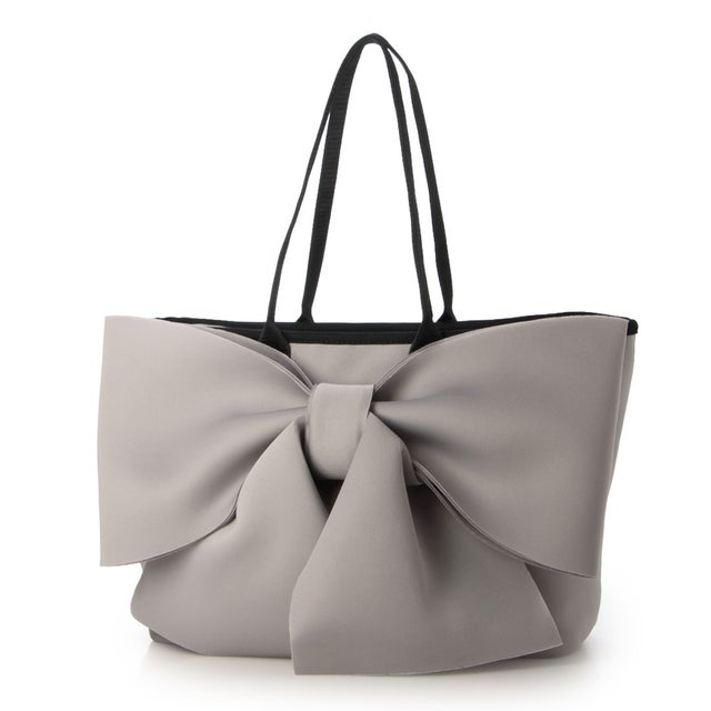 エアリーBIGリボンA4トート （gray）
