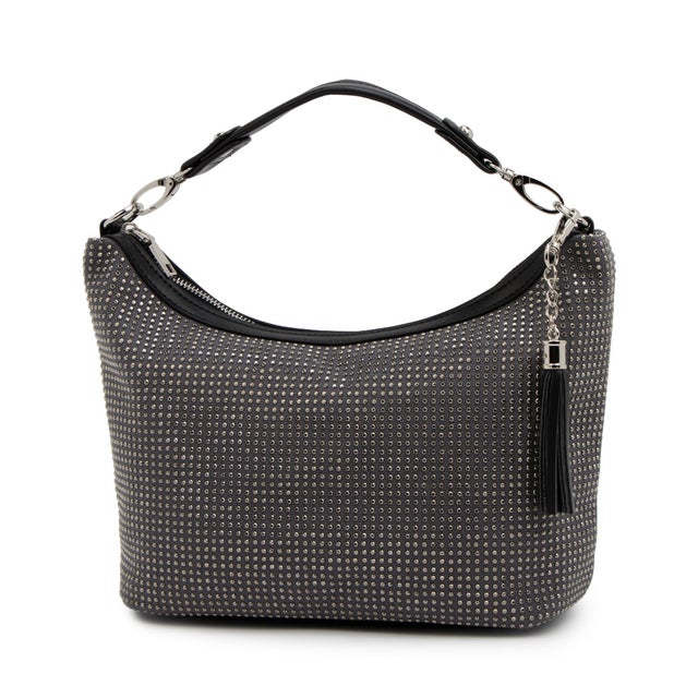 ラインストーン2WAYショルダーBAG （charcoalgray）
