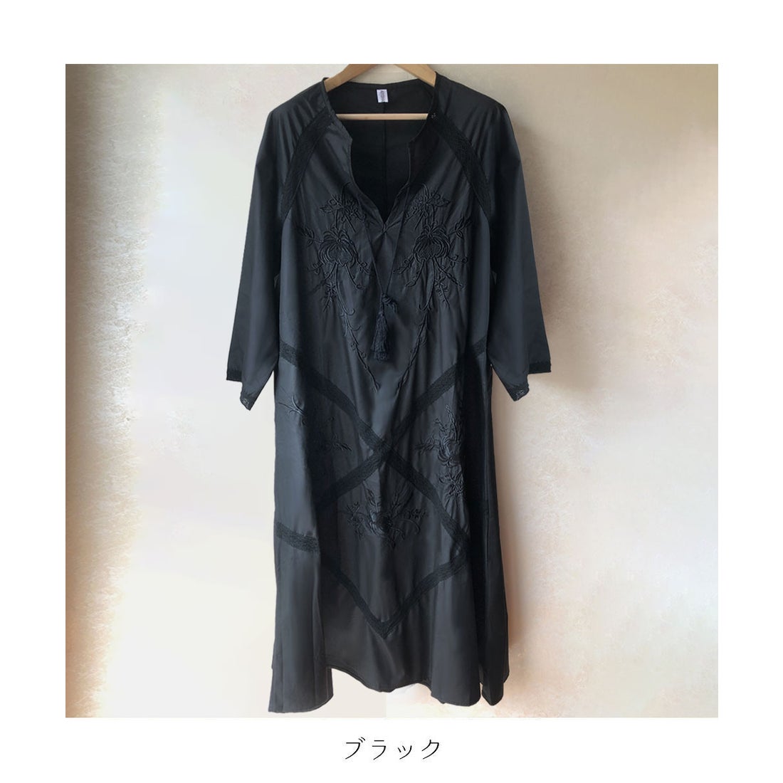 フォースメント Forcement ふんわり可愛い花柄刺繍レースの秋