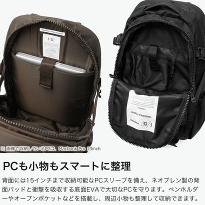 リュック メンズ レディース バックパック 大容量 ブランド おしゃれ リュックサック 2層 軽量 PC収納 420 re/cor TACTICAL BP 2.0 FCD30262B0002（BLACK）｜詳細画像