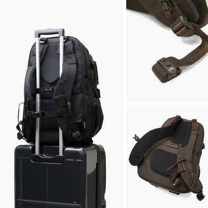 リュック メンズ レディース バックパック 大容量 ブランド おしゃれ リュックサック 2層 軽量 PC収納 420 re/cor TACTICAL BP 2.0 FCD30262B0002（BLACK）｜詳細画像