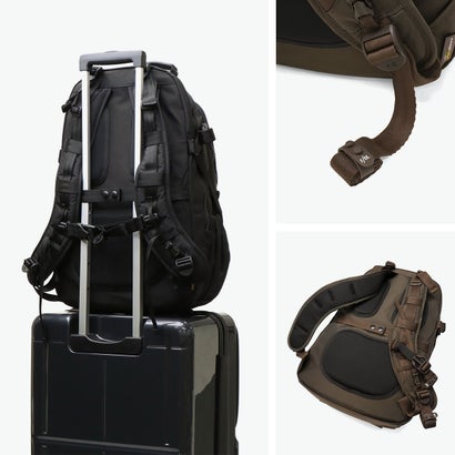 リュック バックパック 大容量 ブランド 2層 軽量 PC収納 15インチ A4 B4 33L FCE 420 re/cor TRAVEL BP 2.0 FCD30262B0003（BLACK）｜詳細画像