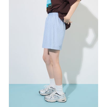 ストライプショートパンツ （ブルー）｜詳細画像