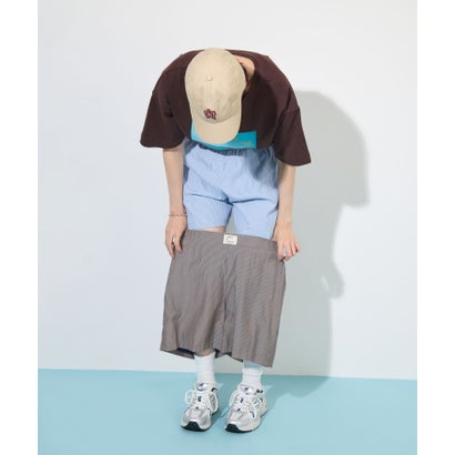 ストライプショートパンツ （ブルー）｜詳細画像