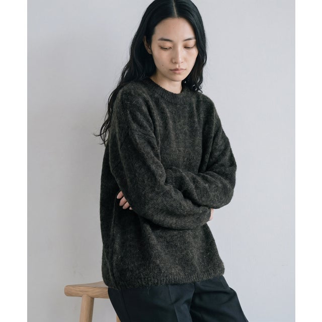 Woolマシュマロニット （チャコールグレー）